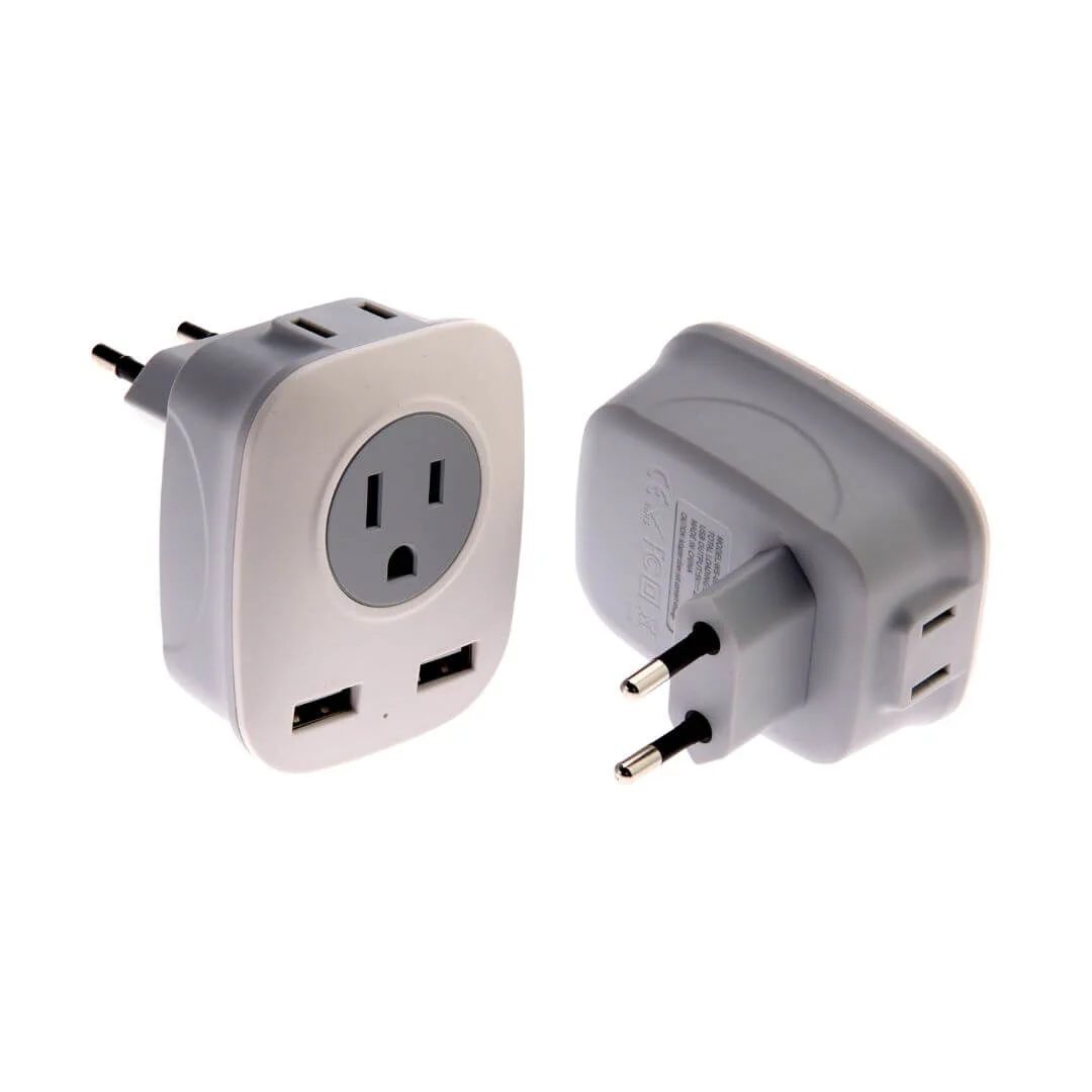 Dual Euro USB-Adapter - Blog - Smooth Trip Travel Accessories for Women Dual Euro USB-Adapter - Blog - Smooth Trip Travel Accessories for Women