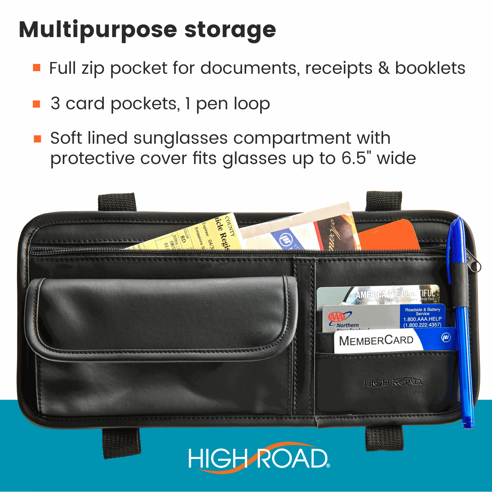 Visor Sunglass Organizer Infographic 2