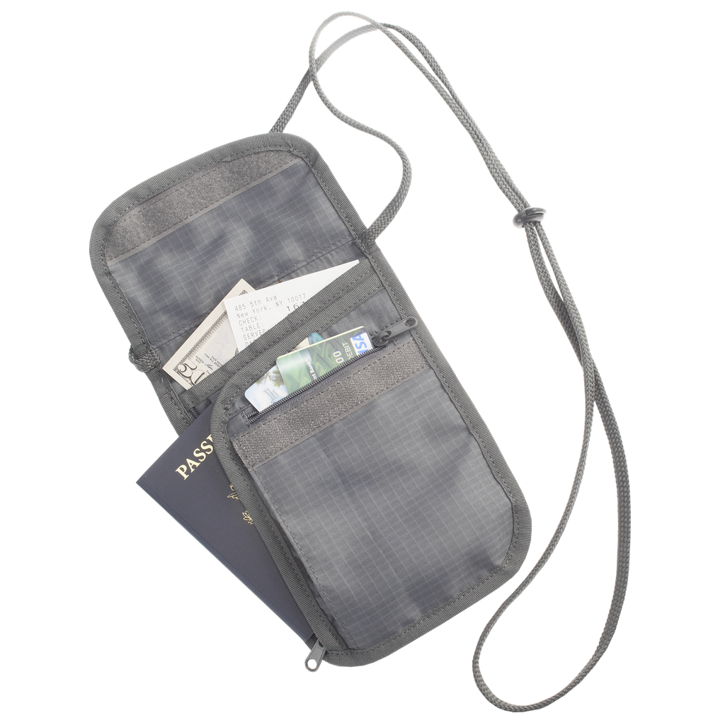 RFID Blocking Neck Wallet