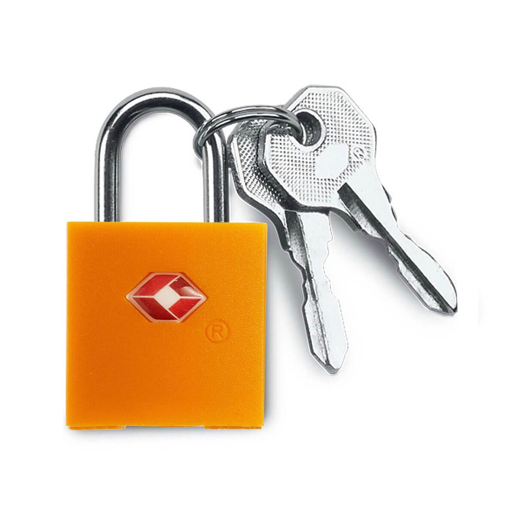TSA Accepted Luggage Key Locks Orange