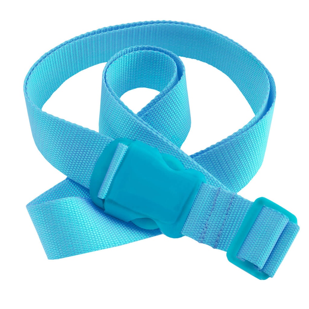 Neon Luggage Strap Blue