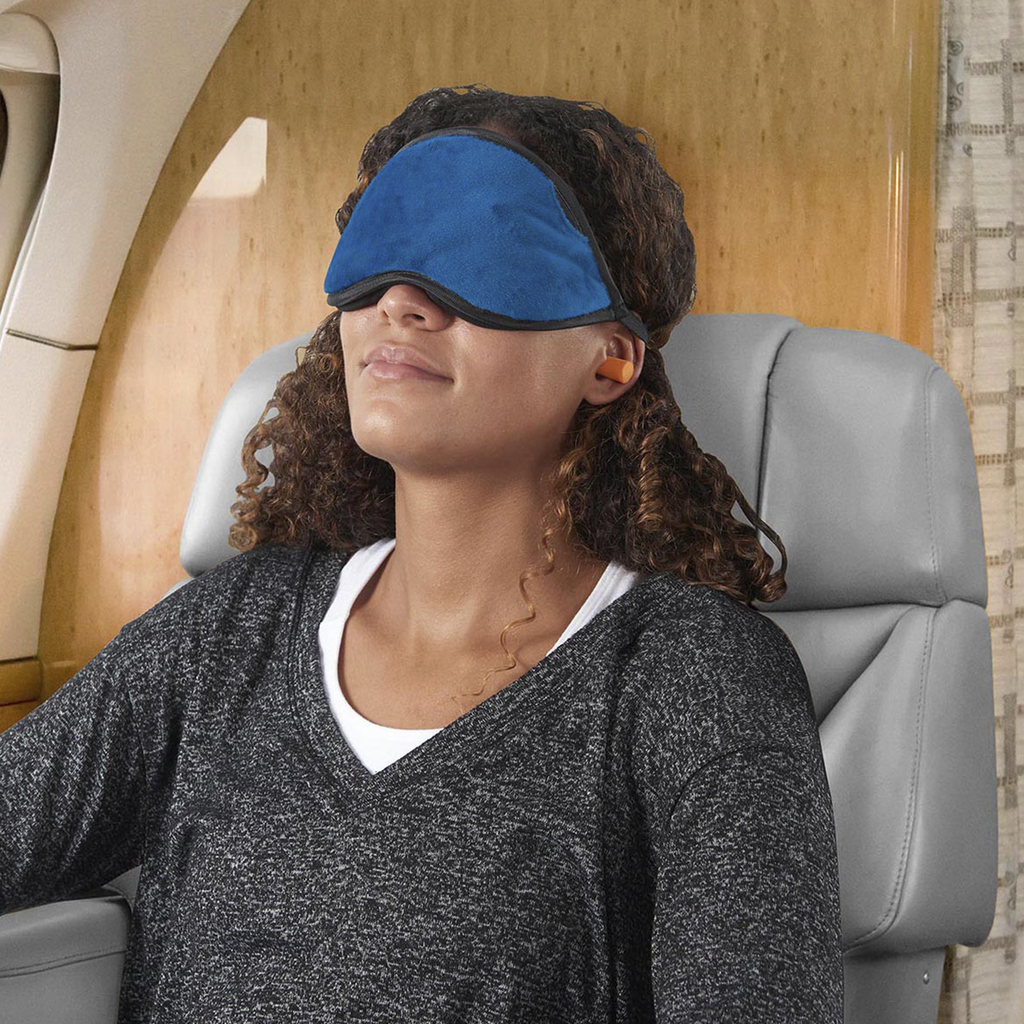 Sleep Mask with Ear Plugs