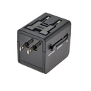 International Adapter Cube with 1USB /1 C port