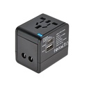 International Adapter Cube with 1USB /1 C port