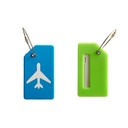 Luggage Tags - Silicone - Airplane - 2 pack
