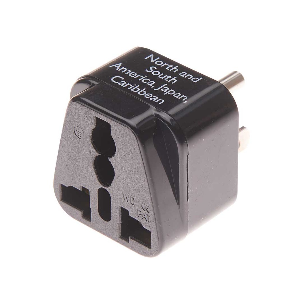 North & South America Grounded Adapter Plug