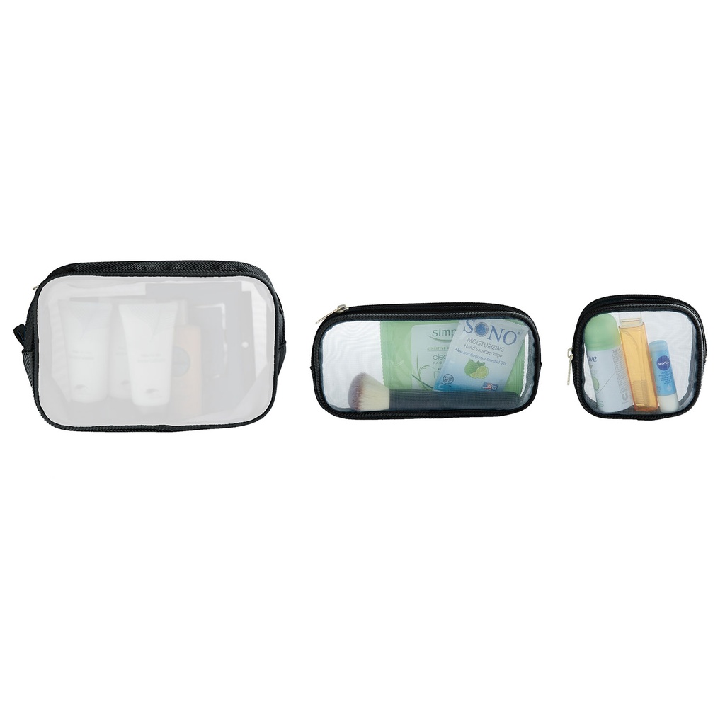 Drip & Dry Travel Cases – set of 3
