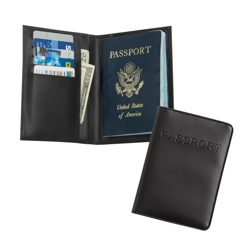 [ST-S5013-BLK] RFID Blocking Passport Holder (BLK - Black)