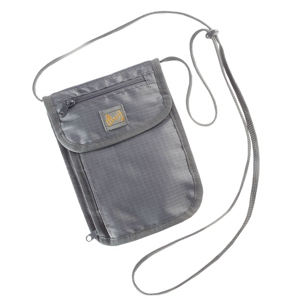 [ST-S5020-GRY] RFID Blocking Neck Wallet (GRY - Gray)