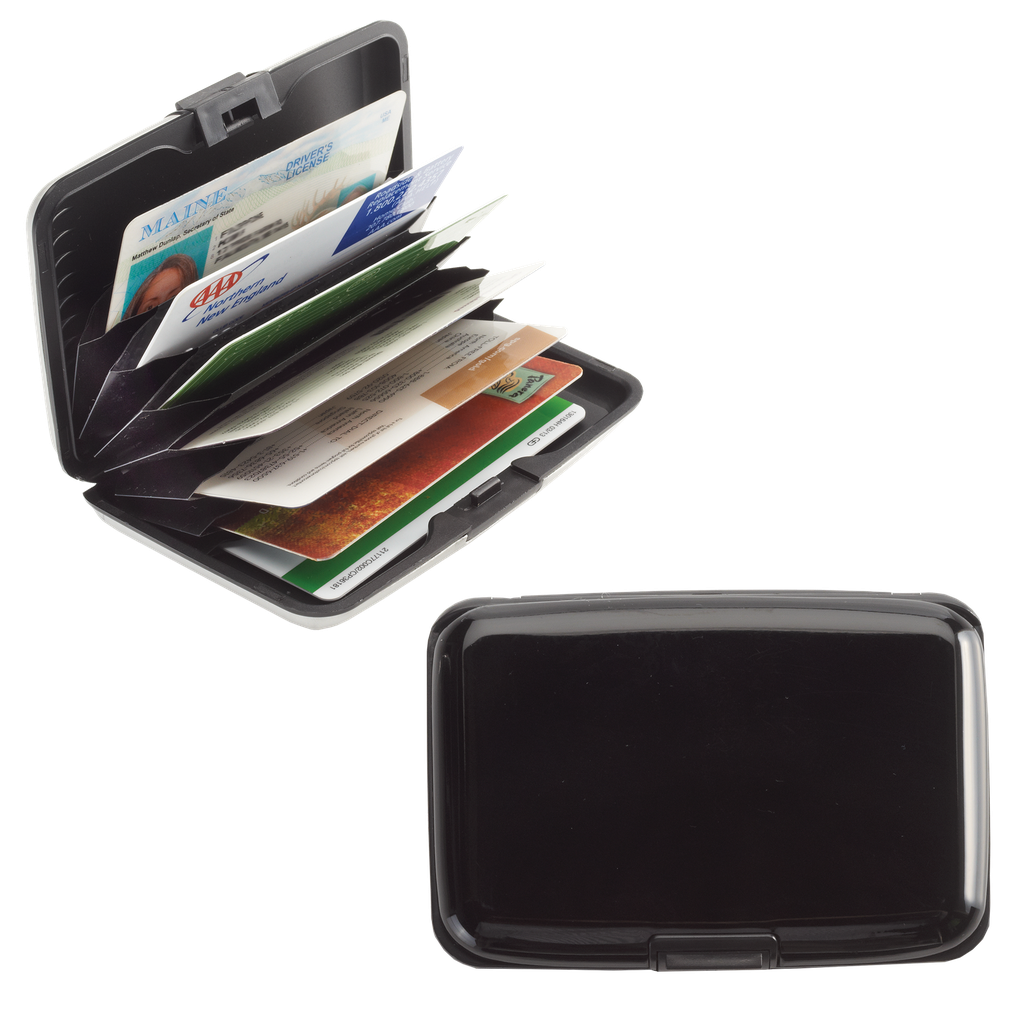 [ST-S5024-BLK] RFID Blocking Aluminum Card Case (BLK - Black)