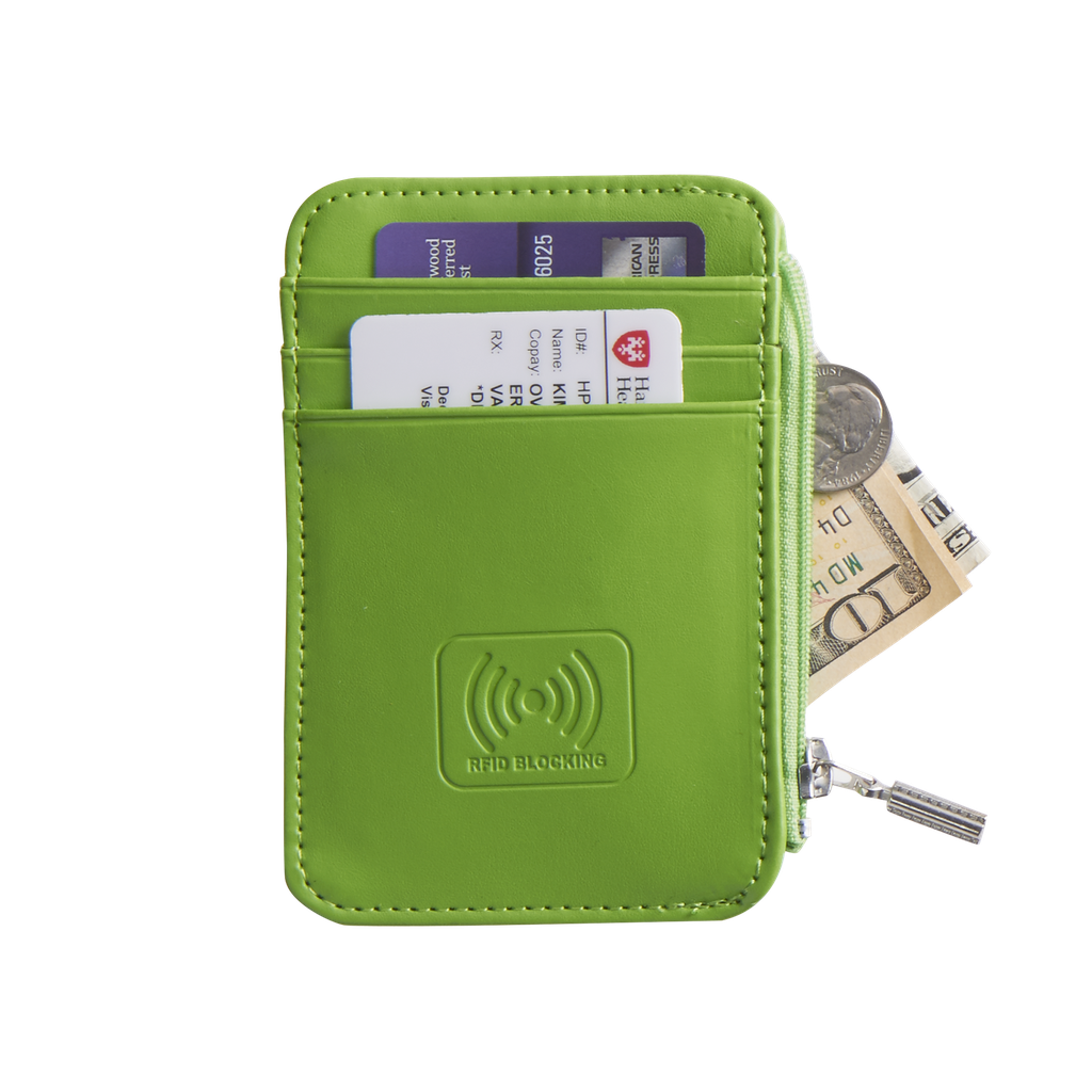 [ST-S5017-GRN] RFID Blocking Card Wallet (GRN - Green)