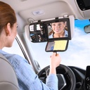 Mirrored Visor Organizer