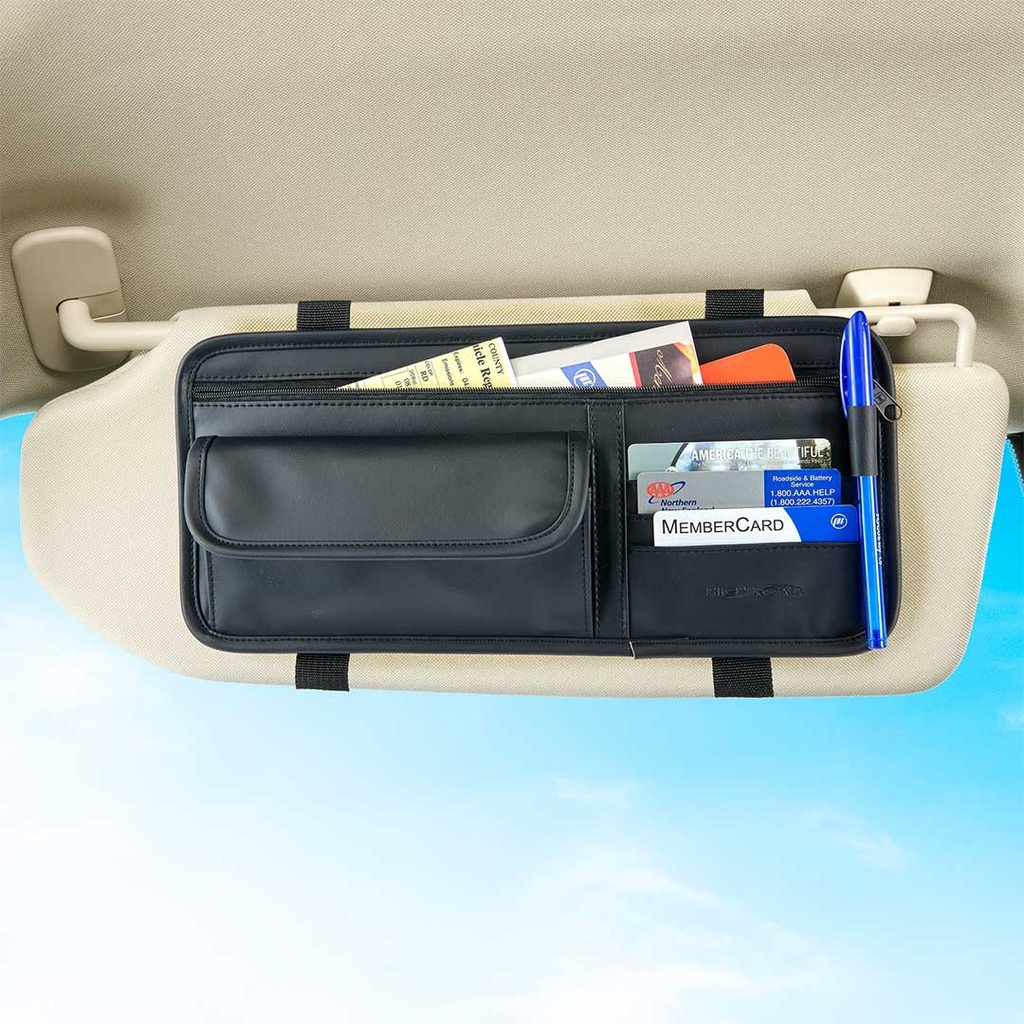 [HR-5677-BLK] Visor Sunglass Organizer (BLK - Black)