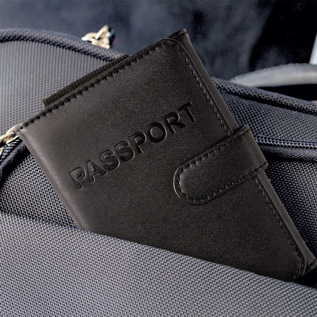 [ST-SC64-BLK] RFID Blocking Family Passport Holder