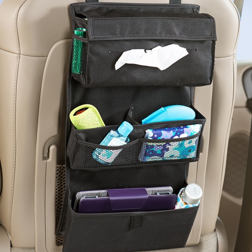 High Road Tissue Pockets Car Seat Back Organizer and Tissue Holder 