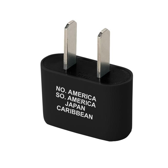 [ST-E1003-NA-UG-BLK] North & South American Adapter Plug - Ungrounded