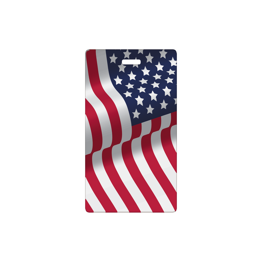 [ST-LT6001-RED] Luggage Tags - American Flag