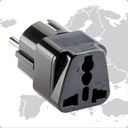 Europe & Asia Adapter Plug -Grounded