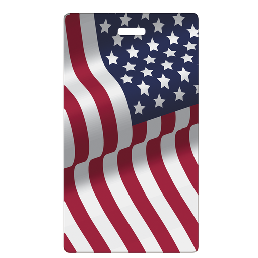 [ST-LT6001-RED] American Flag Luggage Tag