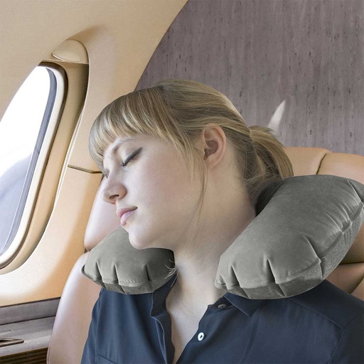 [ST-PC3001-03-GRY] Inflatable Travel Pillow