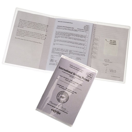 [ST-SC55-CLR] International Driving Permit Protector