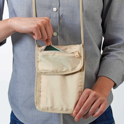 RFID Blocking Neck Wallet