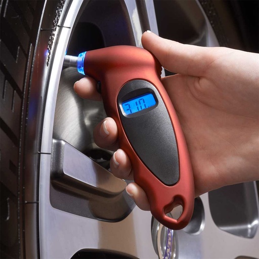 [HR-5527RED] Digital Tire Gauge