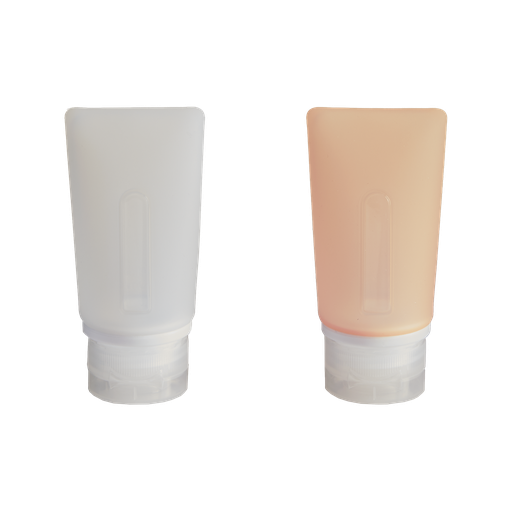 2 oz Silicone Travel Bottles - 2 pack