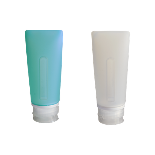 3 oz Silicone Travel Bottles - 2 pack