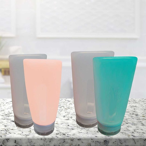 3 oz Silicone Travel Bottles - 2 pack